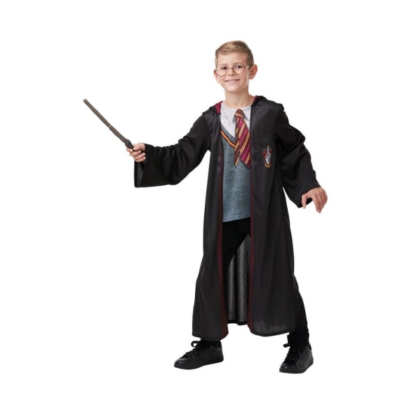 Harry Potter deluxe 134/140 cl (9-10 år) kappa glasögon trollspö