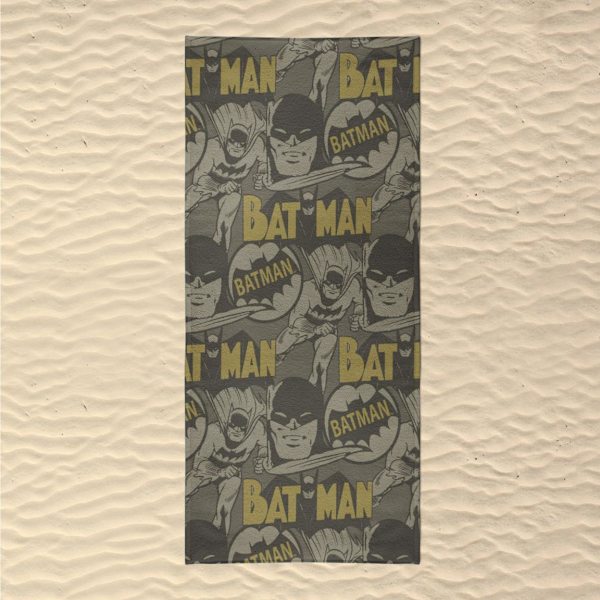Batman pyyhe 180 x 90 cm kylpypyyhe dc comics
