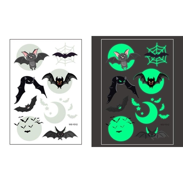 Itsevalaisevat lastentatuoinnit 5 arkkia Halloween-teemalla