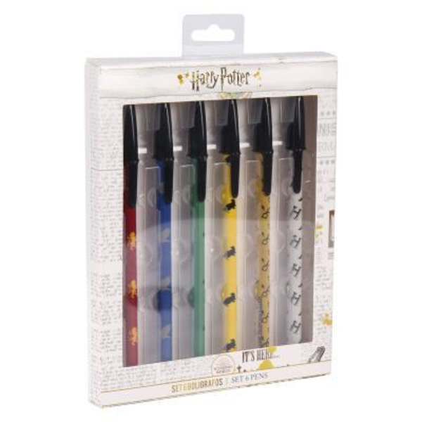 Harry potter 6-pakke penne gryffindor pen