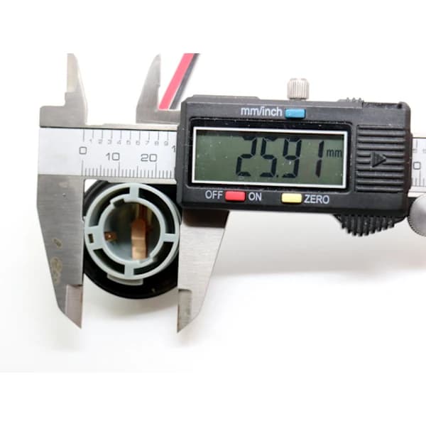Bay15d 1157 p21/5w LED halogenpære fatningsmontering (2-pak, sort)