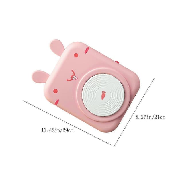 Elektrisk leire keramikkmaskin for barn - Ingen steking DIY-lekesett Pink