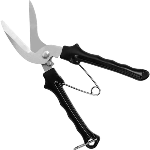Kraftig teppesaks - 20,5 cm/8,07 tommer multifunksjonssaks - Industriskarp blad i rustfritt stål for tepper, papp, tekstiler, etc.