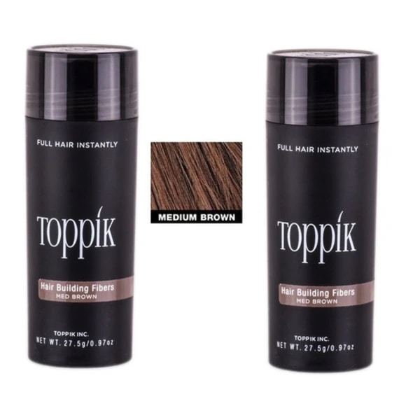 2x Toppik Stor - 27,5g - Mellembrun