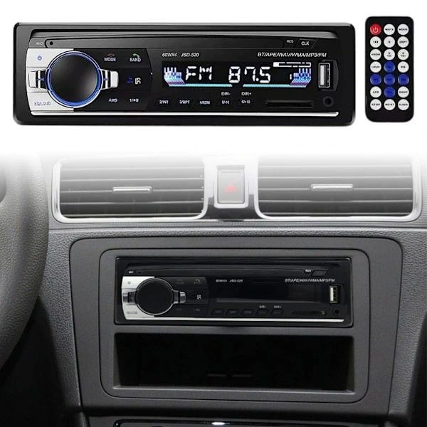 1 DIN Bluetooth Bil Handsfree Högtalare Hot C1