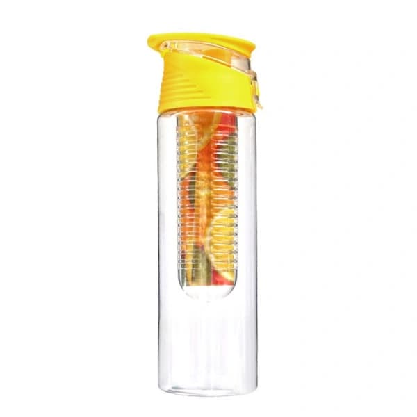 Vesipullo hedelmäinfuusiopullot yellow