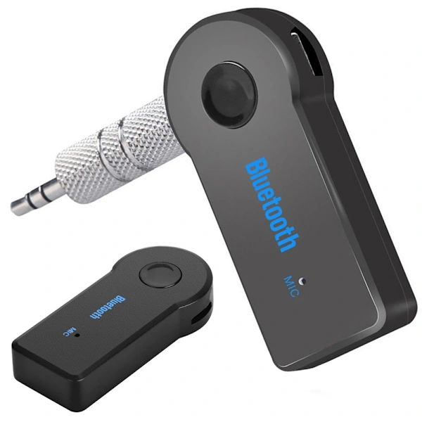 Lydmottaker / Bluetooth-adapter (AUX Mini-Jack) – For bil og hjem