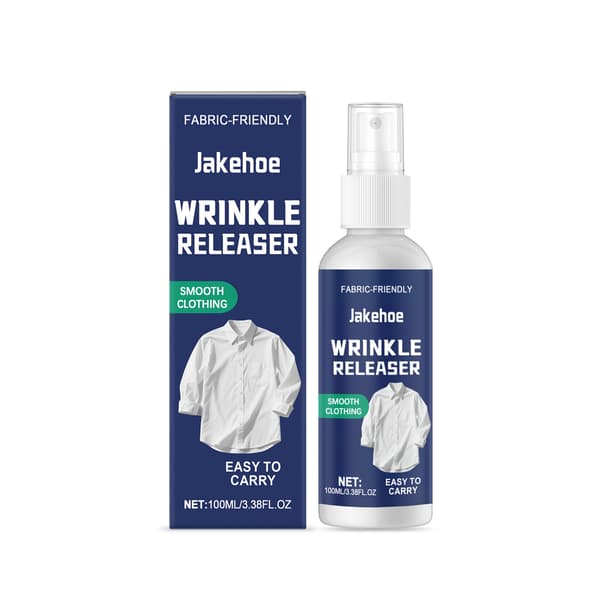 JAKEHOE Rynkereduserende Spray - Rynkefri, Egnet for Ulike Stoffer, Perfekt for Forretningsreiser og Reiser 3 pcs