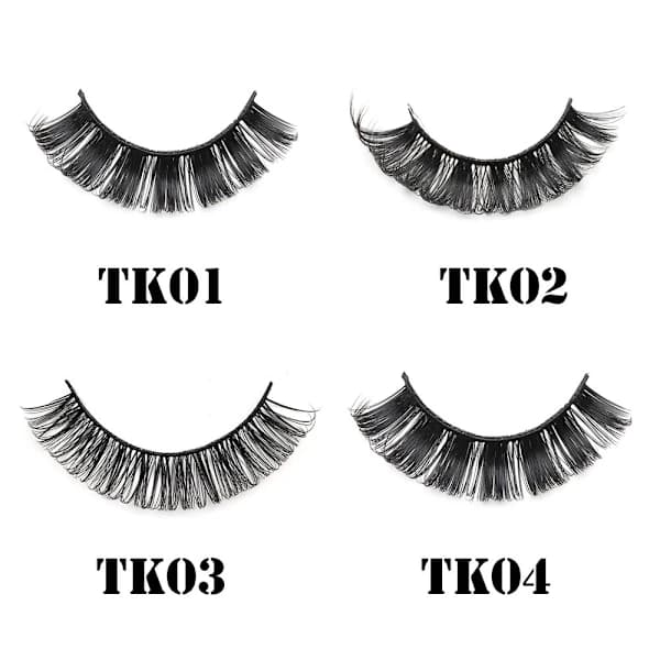 10 paria 3D Mink DD Curl venäläisiä tekoripsiä