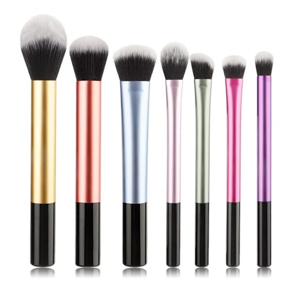 TECHNIQUE PRO RAINBOW PASTEL SMINKBORSTSET - 7 DELAR