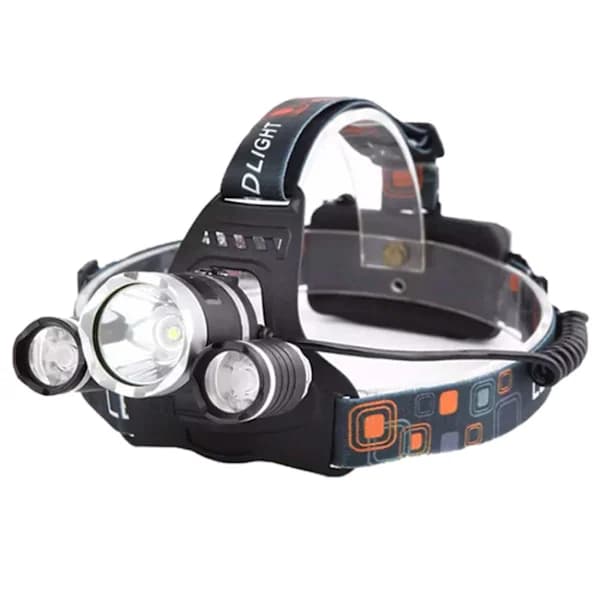 30W ladattava LED-otsalamppu (musta)
