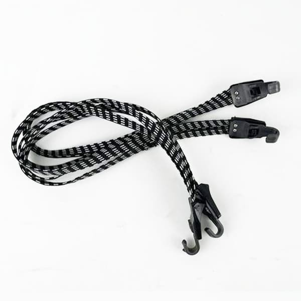 Sykkelstrikker - 2-pakning, elastiske stropper med plastkroker for sikker transport.
