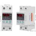 Spänningsskyddsrelä – 230V Justerbart Överspänningsskydd med Voltmeter (SVP 912, 63A)