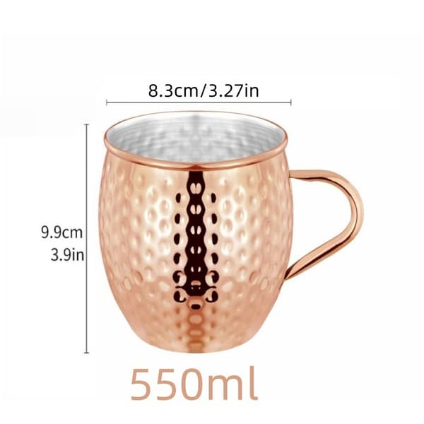 Moscow Mule Cocktailmuggar - 4-delat vackert presentkit