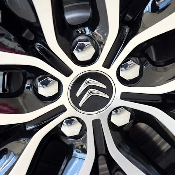 4 × 60 mm bilfelgdeksler for Citroen C3 C4 C5 Elysee Berling