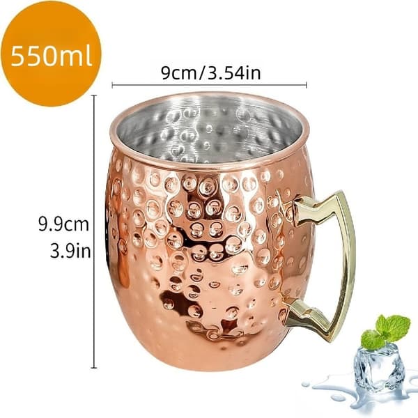 Moscow Mule Cocktailmuggar - 4-delat vackert presentkit