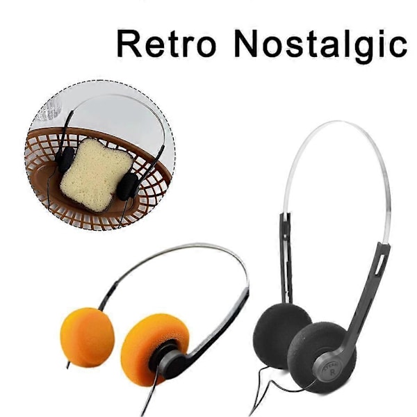 Bærbare klassiske hovedtelefoner til retrofotografering
