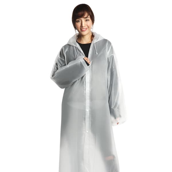 Regnfrakker (2-pakning) - Unisex EVA regnfrakker, gjenbrukbare.