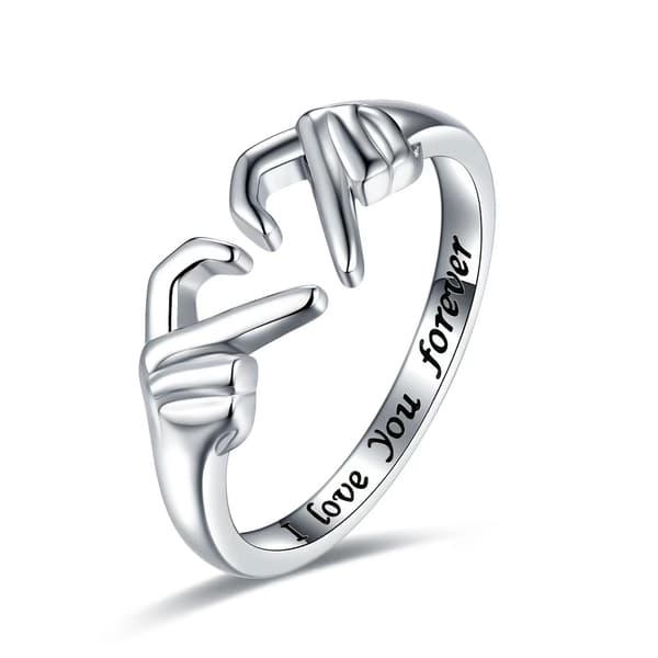 Hjerteformet ring - et pars ring, der symboliserer kærlighed og omfavnelse.