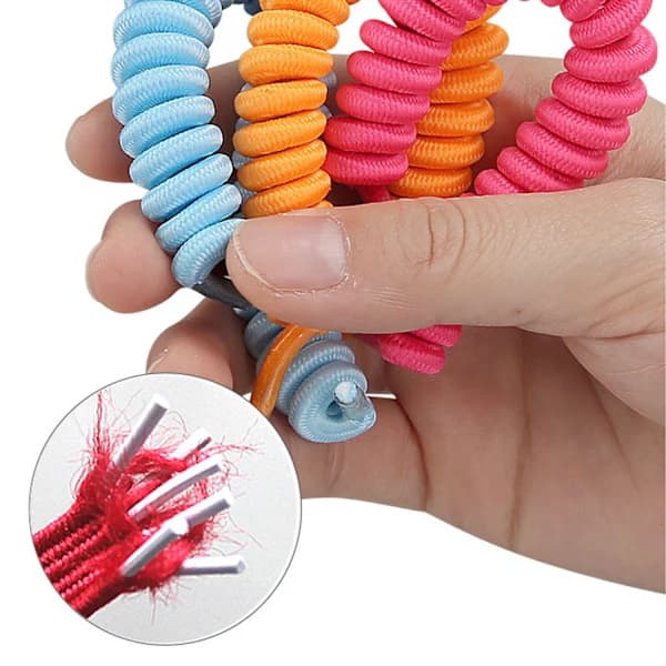 Elastiske skolisser uten knyting – Svart