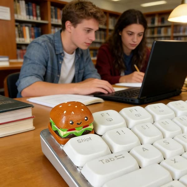 Erstatningstaster, mekaniske taster, søde hamburgerharpiks-madtaster, madkrydsformede taster (3-pak)