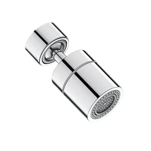 Strålsamlare med dubbla lägen, 720° roterbar, silver