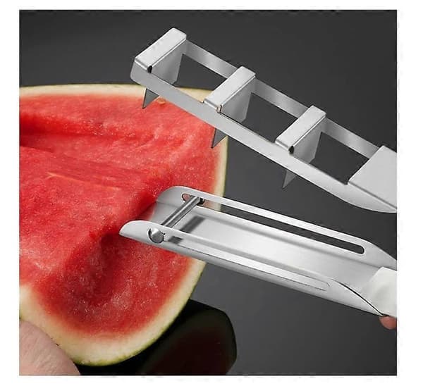 Ny vannmelonkutter i rustfritt stål, kjøkkenredskap