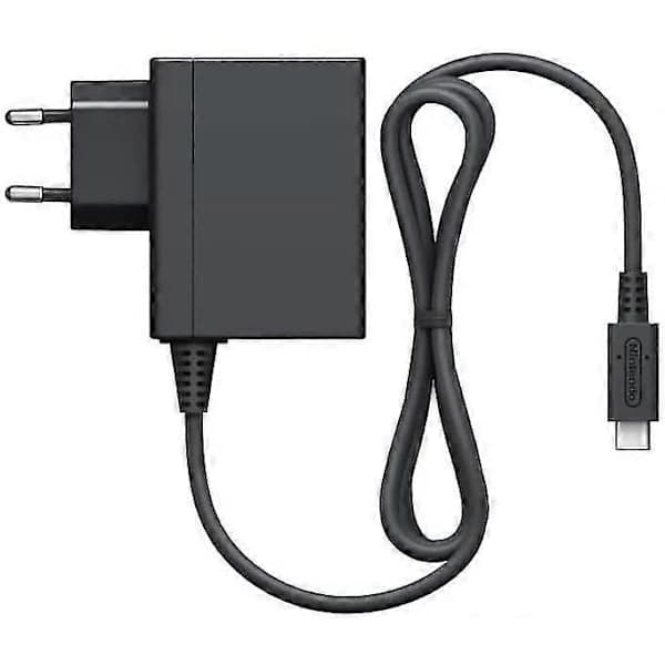 Kompatibel Nintendo Switch AC-adapter strømlader erstatning for Nintendo Switch Dock