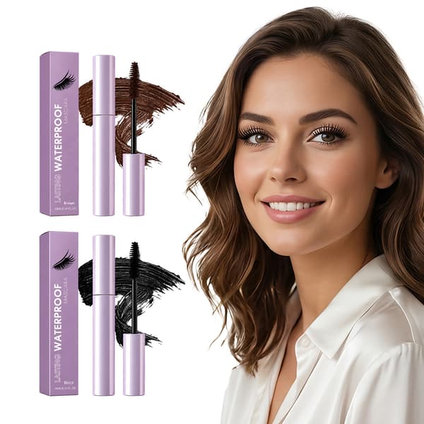 Holdbar Vandfast Mascara 10ml Sort & Brun Volumengivende Øjenvippeløft til Hverdagsbrug & Date 1 stk brown
