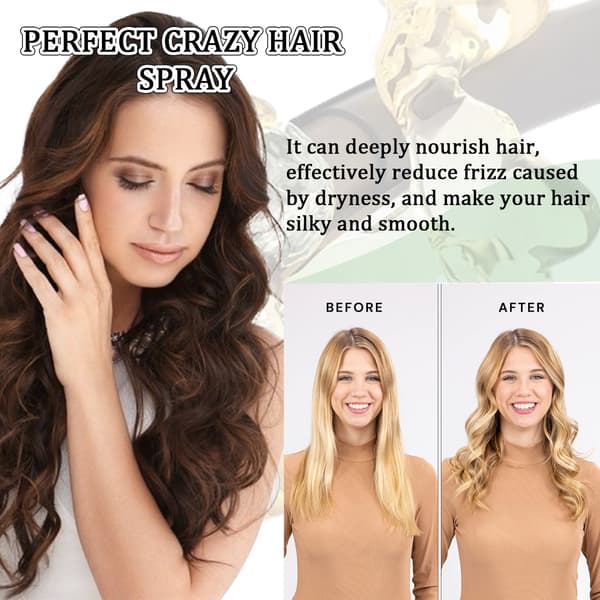 EELHOE Volumizing Hårstylingspray - Forfriskende Hold, No-Wash Spray