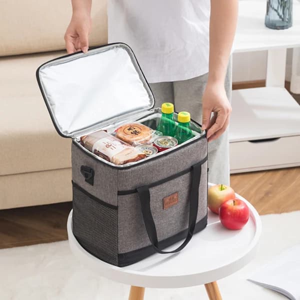 Bærbar Vandtæt Picnictaske - Grå B-8026/25L