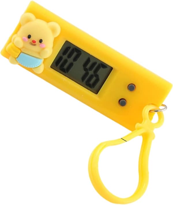 Denna bärbara mini-väggklocka för barn är lätt att bära, lätt att läsa, säker, rolig
