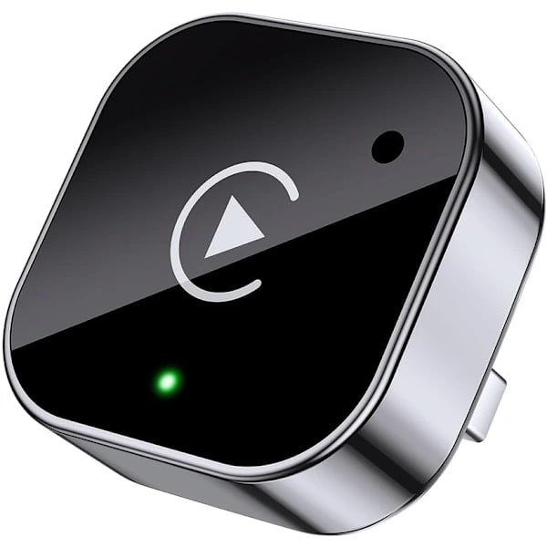 En 2-i-1 trådlös CarPlay-adapter för Android-bilsystem, en smart minilåda med USB-adapter, plug and play, stöder snabb WiFi-anslutning (Typ 1).
