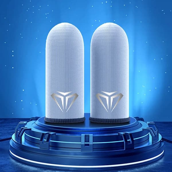 SZ-S02 Sølvfiber Gaming Fingerærmer (Sort)