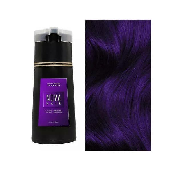 Nova Hårfarveshampoo, Nova Hår Instant Farveshampoo, Hårfarveshampoo til Hår Purple