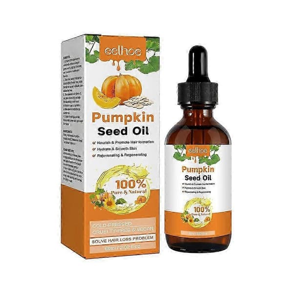 Naturlig pumpafröolja ren hårhudvårdsbehandling tillväxt hårbottenfuktighetskräm 1 pc