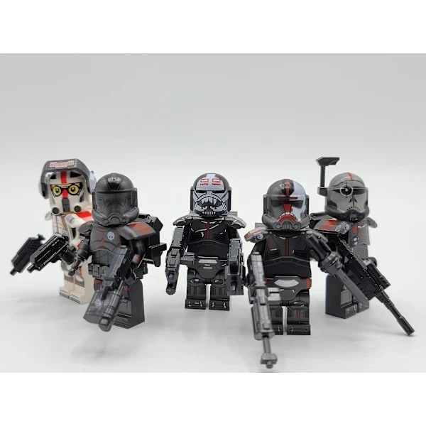 Star Wars Bad Batch Custom Minifigur 5-pak