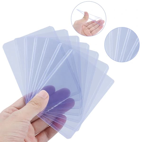 25-pack – Styva transparenta korthållare / kortfickor, lämpliga för samlarkort.