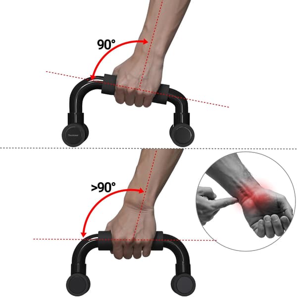 Push-up bar, push-up støtte, push-up stativ, parallel bar til fitness