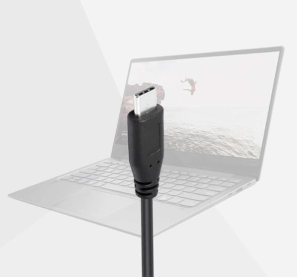 Type-C Mini USB-C USB 2.0 -jatkokaapeli (naaras-uros) Synkroninen lataussovitinkaapeli (10 cm)
