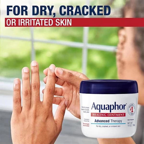 Aquaphor Advanced Therapy Healing Ointment Skin Protectant 14 Ounce Jar