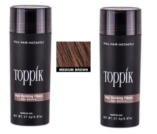 Toppik Stor 27,5g — Mellombrun, 2-pakning medium brown 2pcs