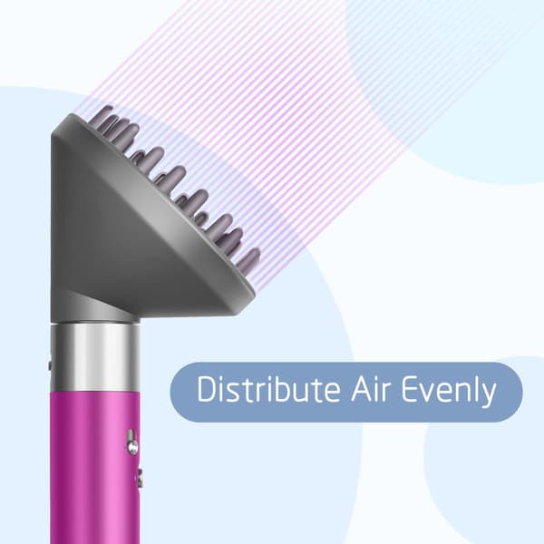 Hårtørrer diffuser til Dyson Airwrap multifunktionelt stylingværktøj, krøllehårtørrer tilbehør til bølgede og spiralkrøller.