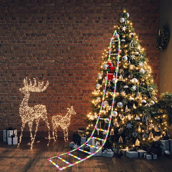 Julemandstrinlampe 3 meter farve