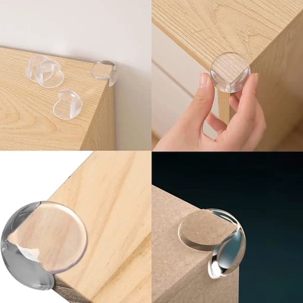 10-pack transparenta premium hörnskydd och kantskydd för barn