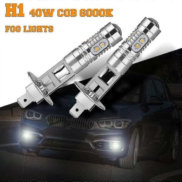 4 kpl H1 LED sumuvalot 6000k 200w