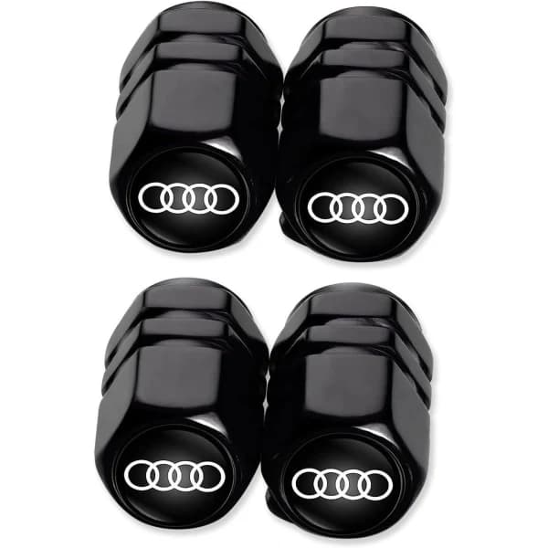 Bildekkventilhetter, støvdeksel for Audi A1 A3 RS3 A4 A5 A6 A7 RS7 A8 Q3 Q5