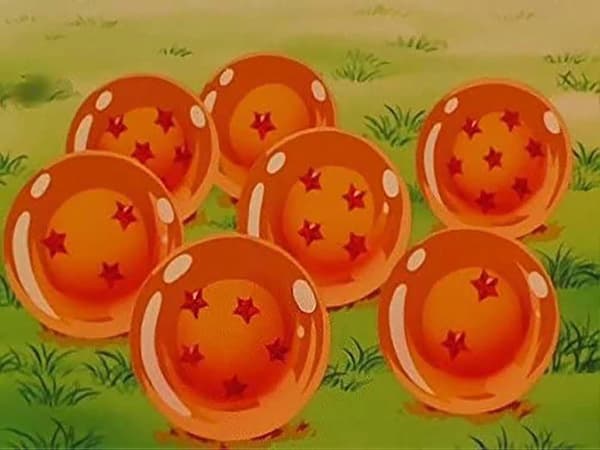 Dragon Balls Komplett Set I Presentförpackning Med Alla 7 Glasbollar
