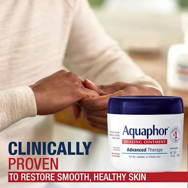 Aquaphor Advanced Therapy Healing Ointment Skin Protectant 14 Ounce Jar