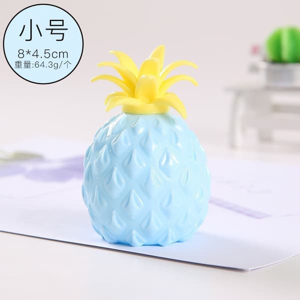 Fidget Toys Sensoriska Leksaker Klämboll Ananas Frukt blue
